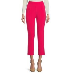 Dillards Takara Hot Pink Straight Pull-On Trouser Pants Size Small NWT 💗✨💗